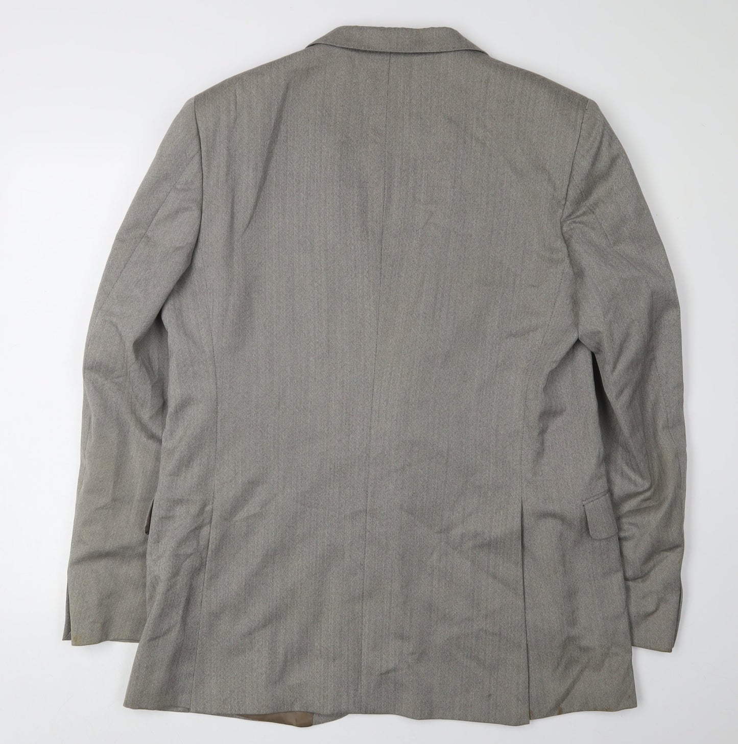 Mens UK Size 54 Jaeger Regular Grey Suit Jacket