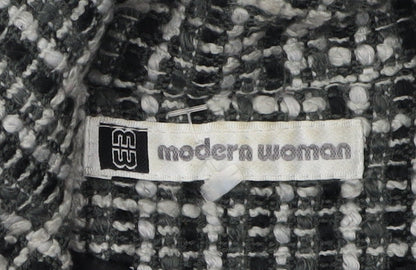 Modern Woman Women's Black Size 8 Bouclé Blazer