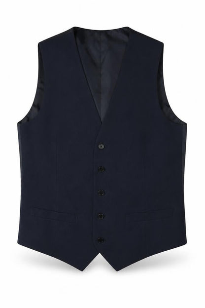 Mens UK Size 36 Marks and Spencer Regular Blue Suit Waistcoat
