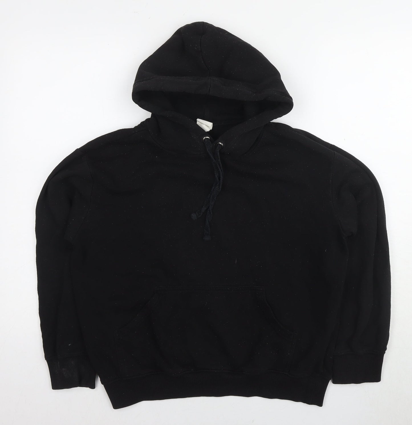 Unisex Adults UK Size XS H&M Black Pullover Hoodie