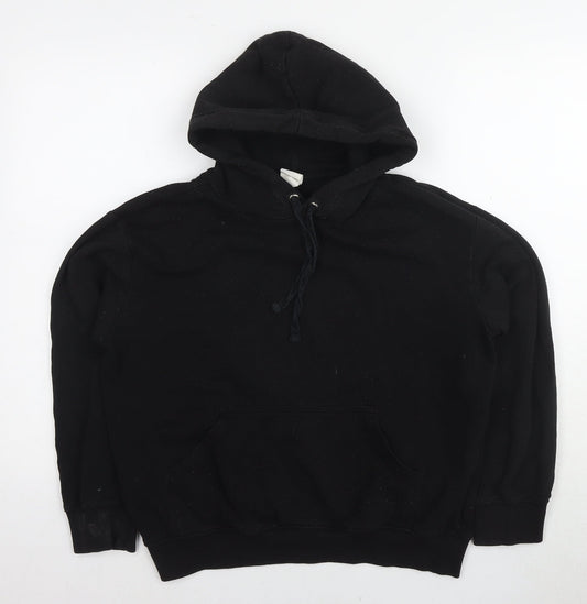 Unisex Adults UK Size XS H&M Black Pullover Hoodie