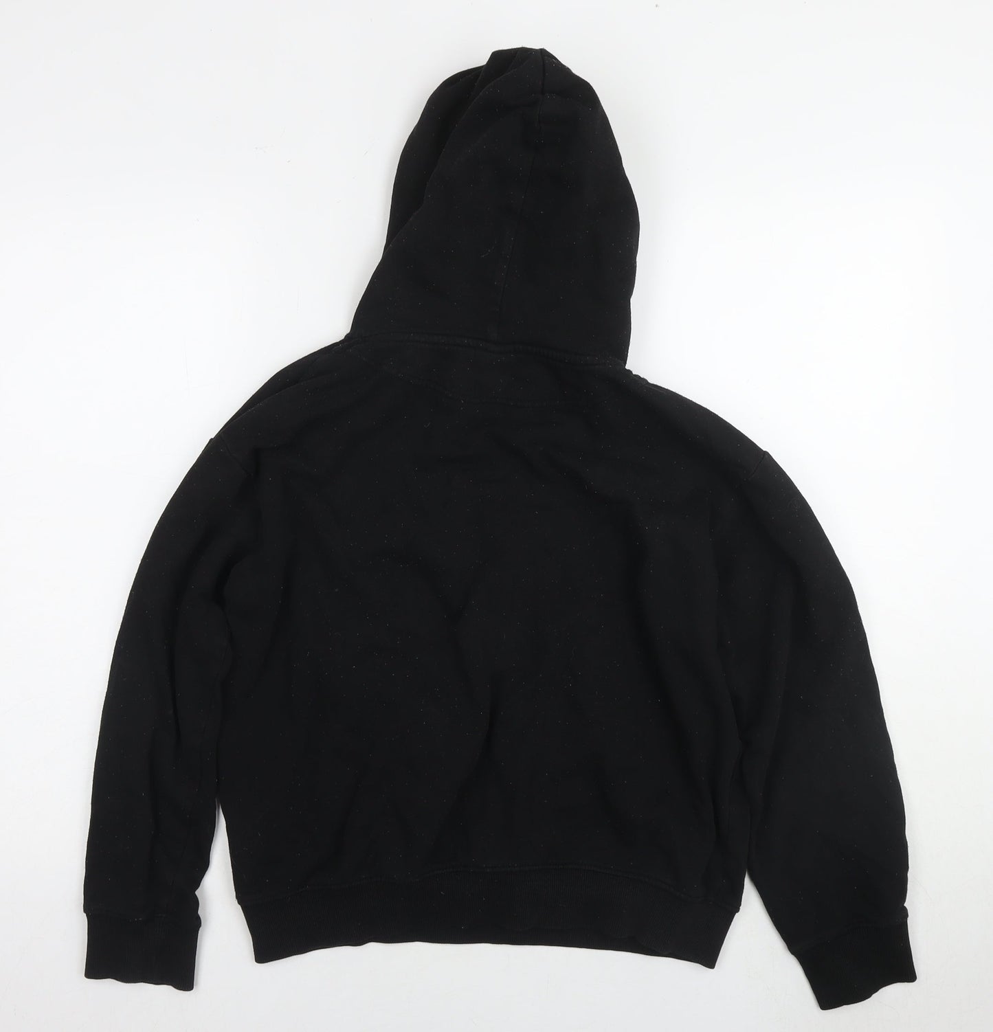 Unisex Adults UK Size XS H&M Black Pullover Hoodie