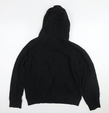 Unisex Adults UK Size XS H&M Black Pullover Hoodie