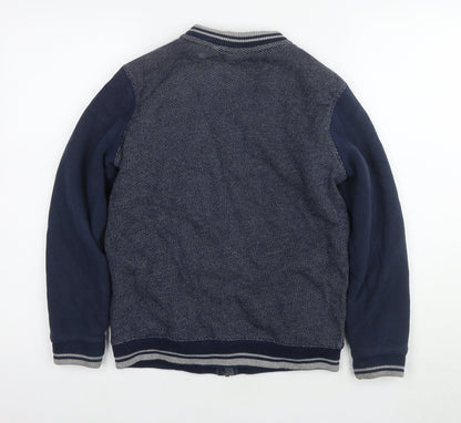 Marks and Spencer Boys Blue Full Zip Sweatshirt Age 11-12