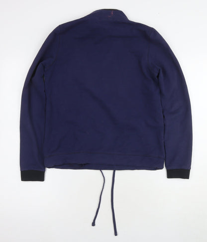 Back view of Colin Blue unisex jacket, size S, casual classic design