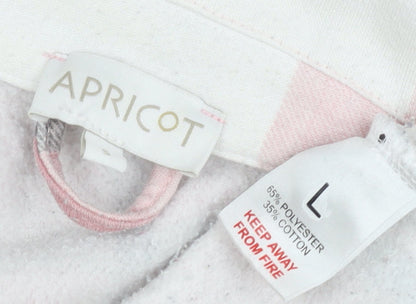 Apricot Women's Pink Check Basic Jacket, L, Flannel