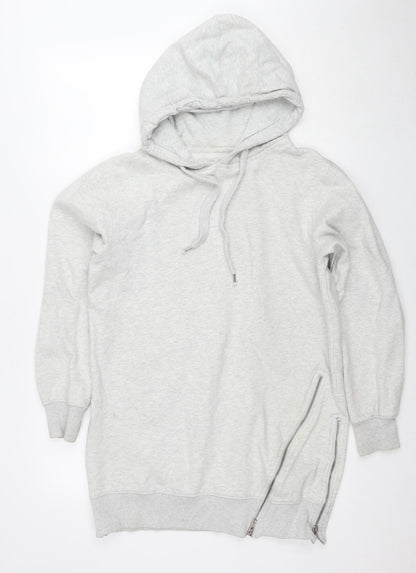 EN:TT Unisex Grey Pullover Hoodie XS