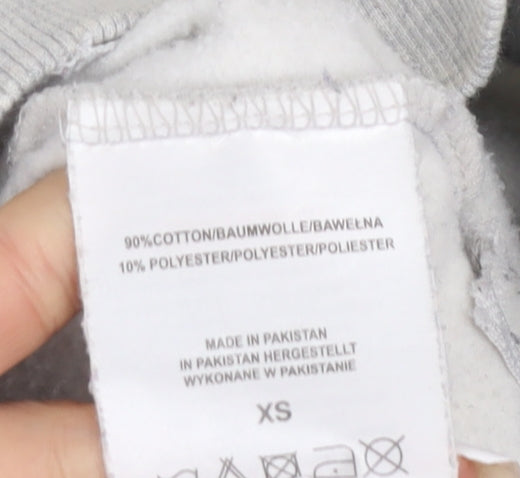 EN:TT Unisex Grey Pullover Hoodie XS