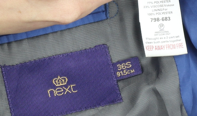 Mens UK Size 36 NEXT Regular Blue Suit Jacket