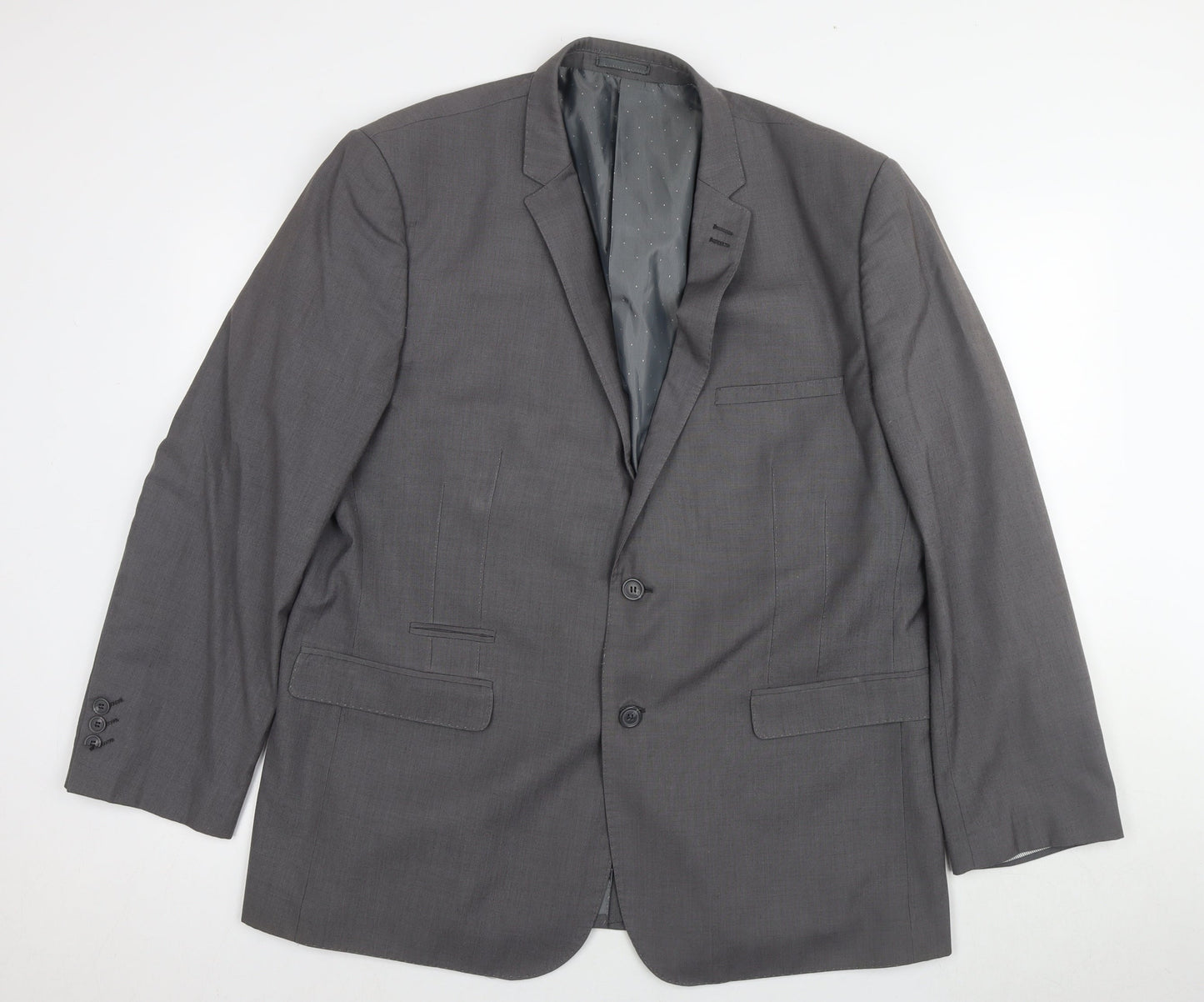 Mens UK Size 48 Harry Brown Regular Grey Suit Jacket