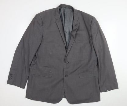 Mens UK Size 48 Harry Brown Regular Grey Suit Jacket