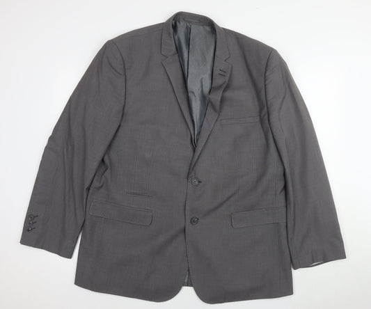 Mens UK Size 48 Harry Brown Regular Grey Suit Jacket