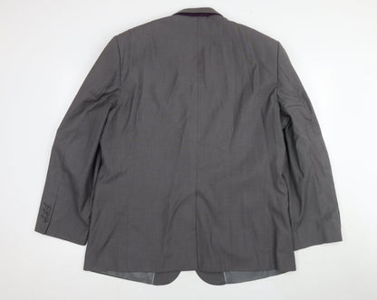 Mens UK Size 48 Harry Brown Regular Grey Suit Jacket