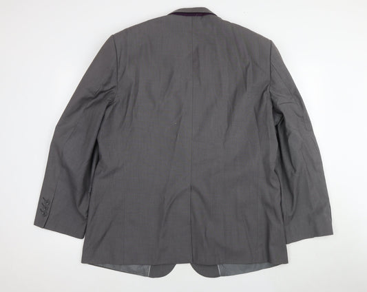 Mens UK Size 48 Harry Brown Regular Grey Suit Jacket