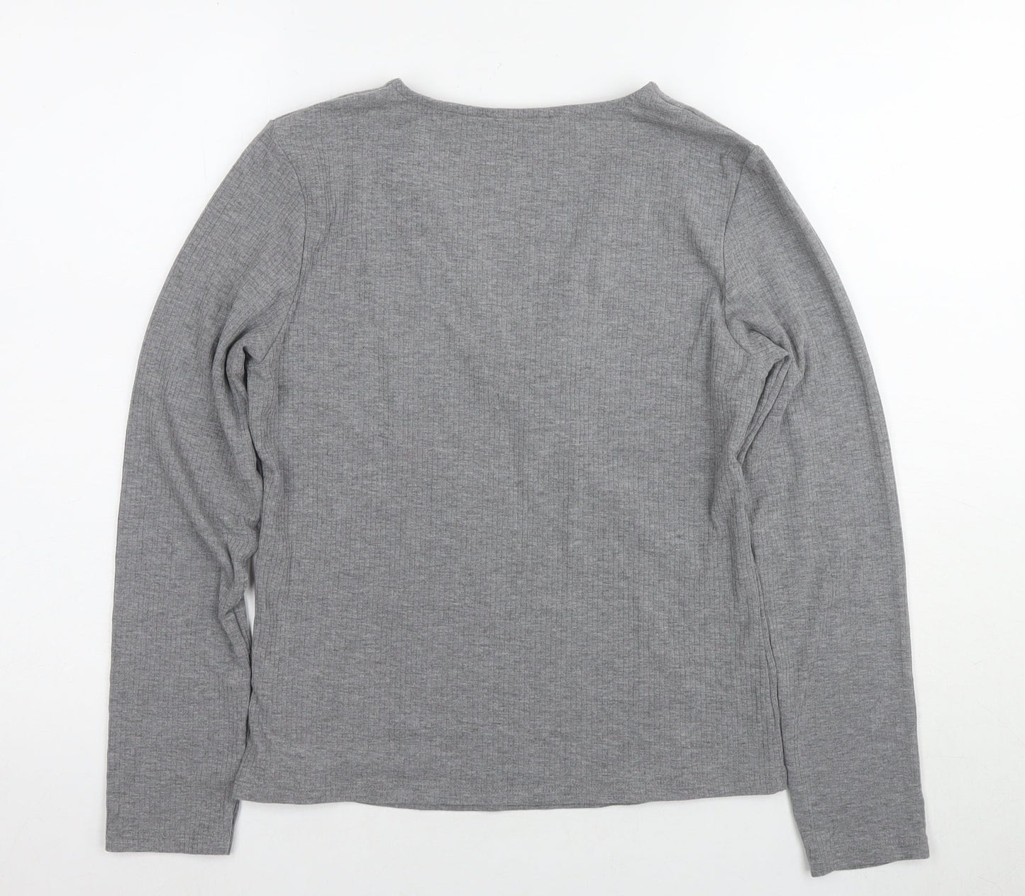 Womens UK Size 14 Marks and Spencer Grey Basic Blouse