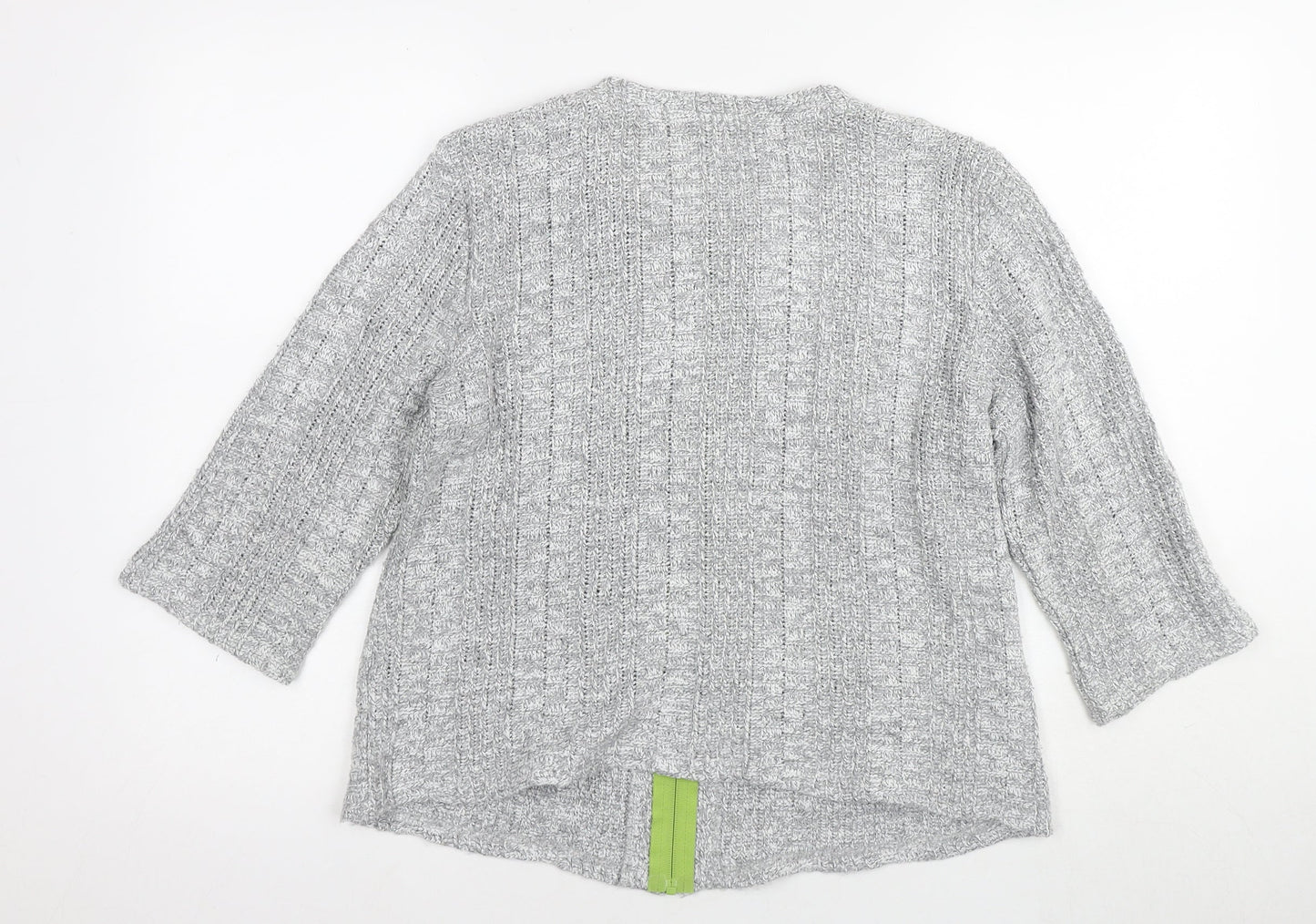Womens UK Size L Marks and Spencer Grey Cardigan Jumper