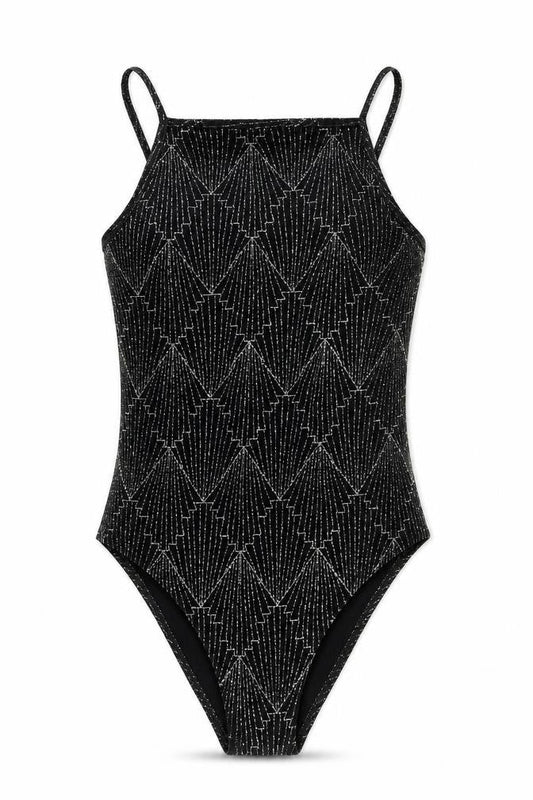 Womens UK Size M H&M One-Piece Black Bodysuit