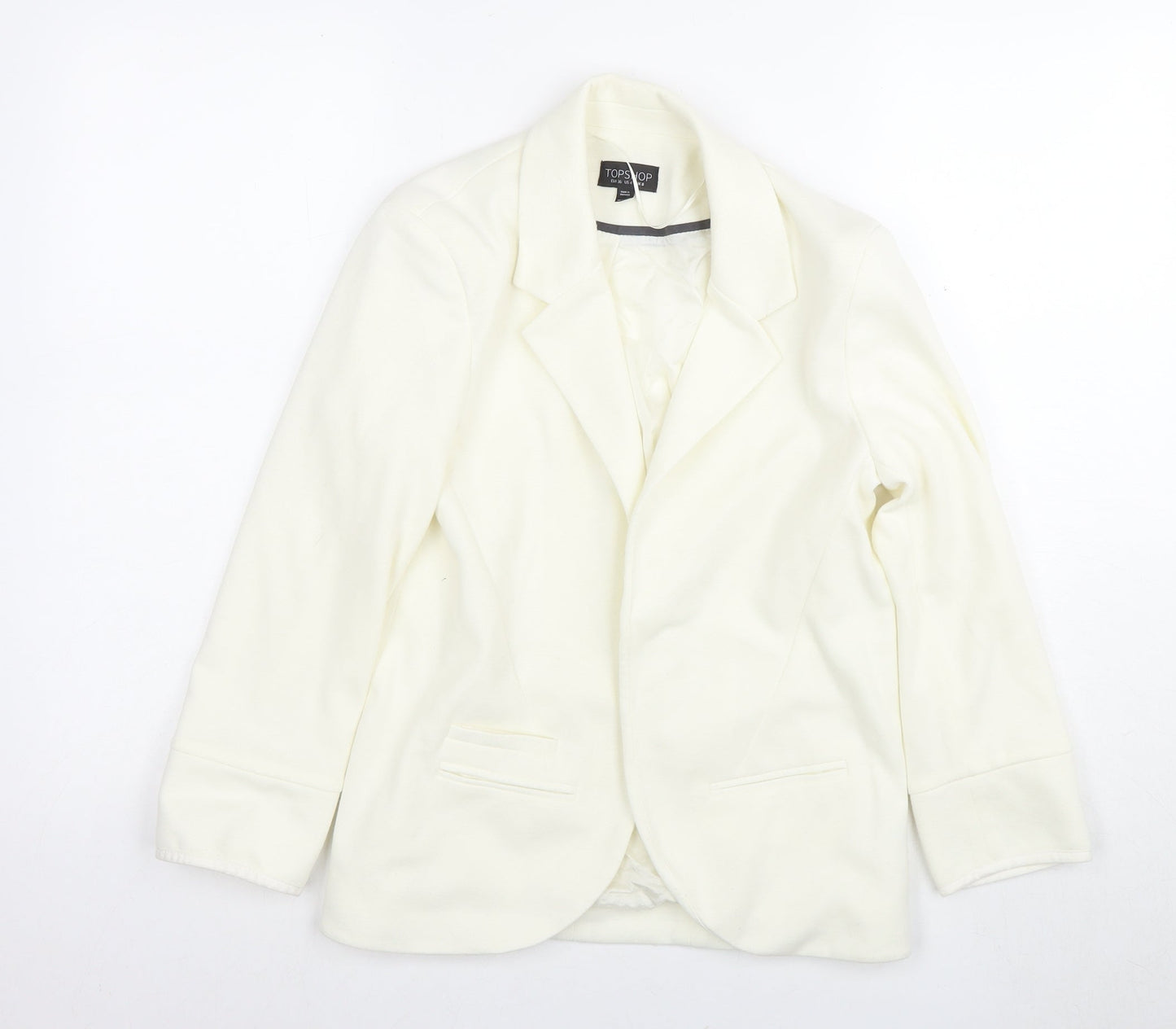 Womens UK Size 8 Topshop Ivory Blazer