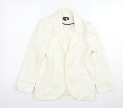 Womens UK Size 8 Topshop Ivory Blazer