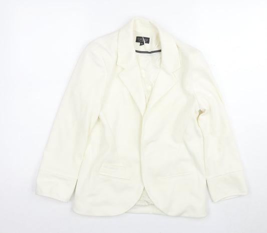 Womens UK Size 8 Topshop Ivory Blazer