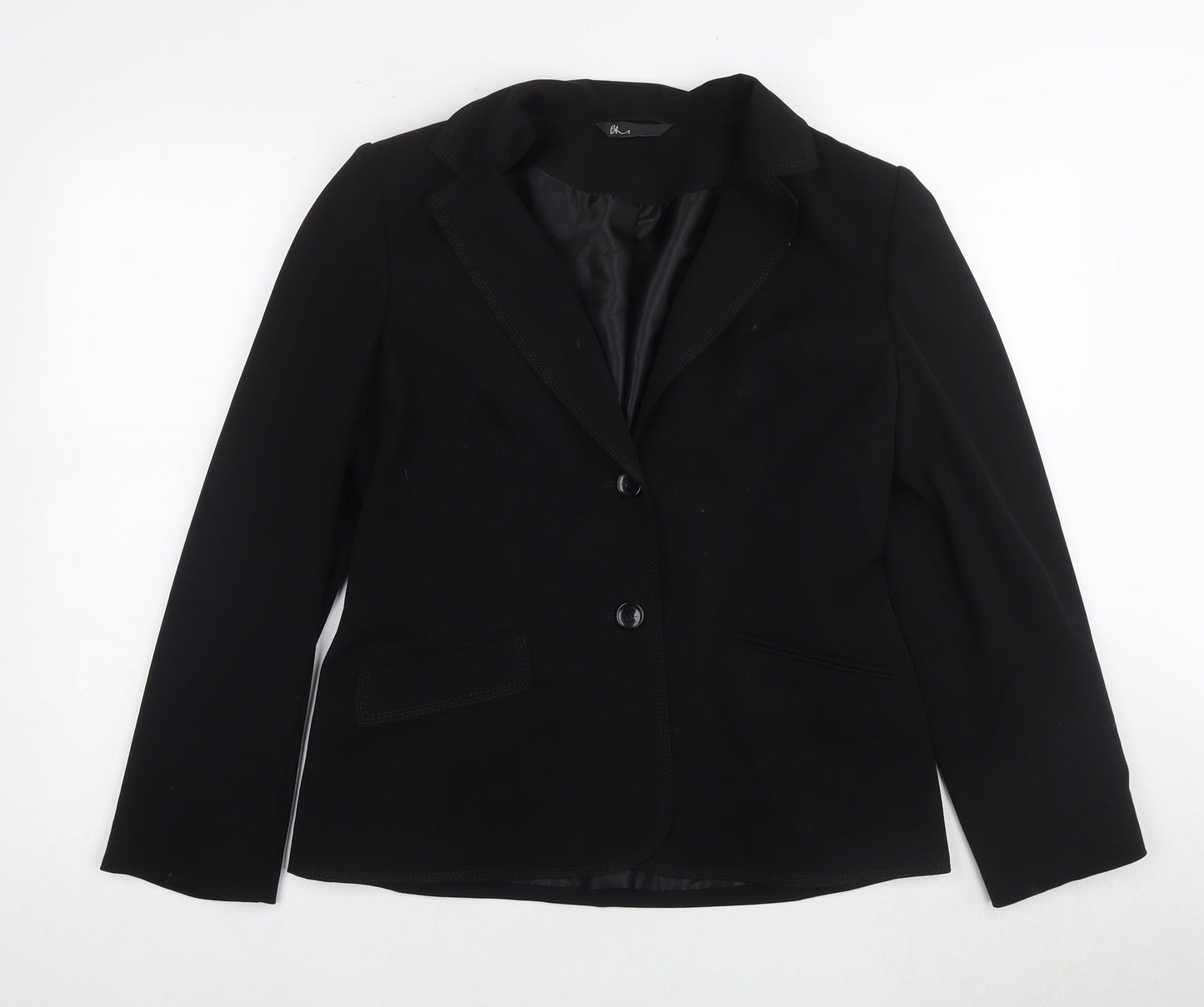 Womens UK Size 14 BHS Black Basic Jacket