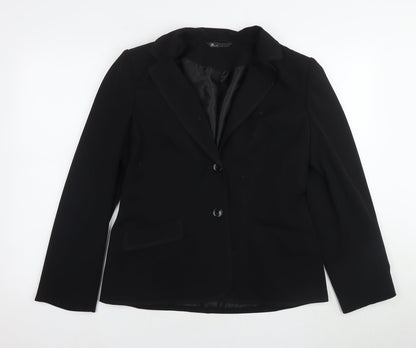 Womens UK Size 14 BHS Black Basic Jacket