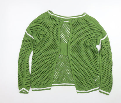 Womens UK Size 8 NEXT Green Cardigan Jumper