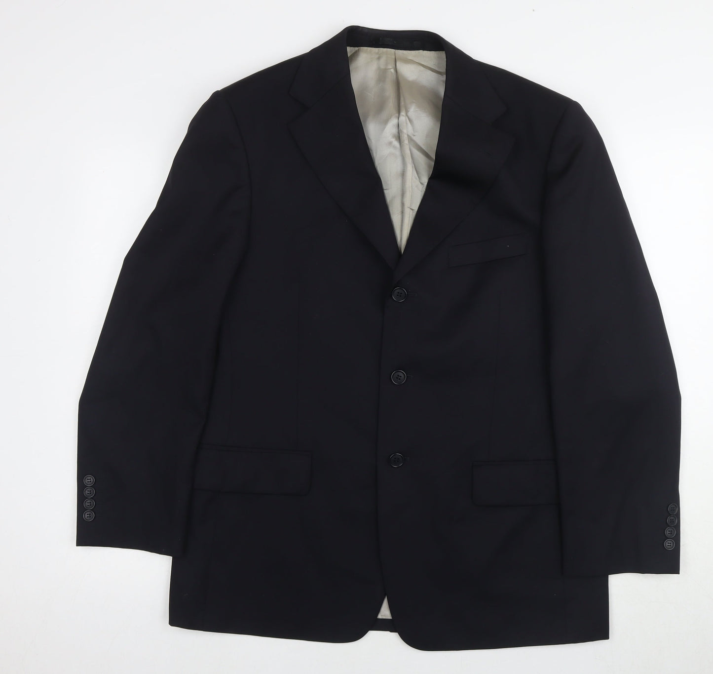 Mens UK Size 40 Marks and Spencer Regular Black Suit Jacket