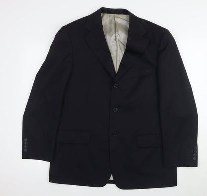 Mens UK Size 40 Marks and Spencer Regular Black Suit Jacket