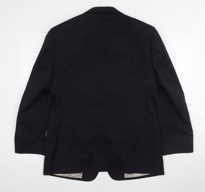 Mens UK Size 40 Marks and Spencer Regular Black Suit Jacket