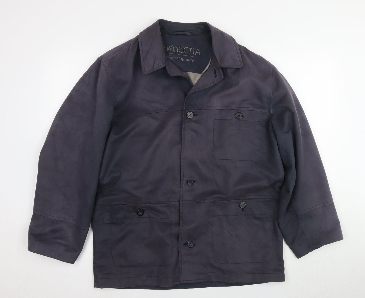 Mens UK Size 38 Francetta Blue Basic Jacket