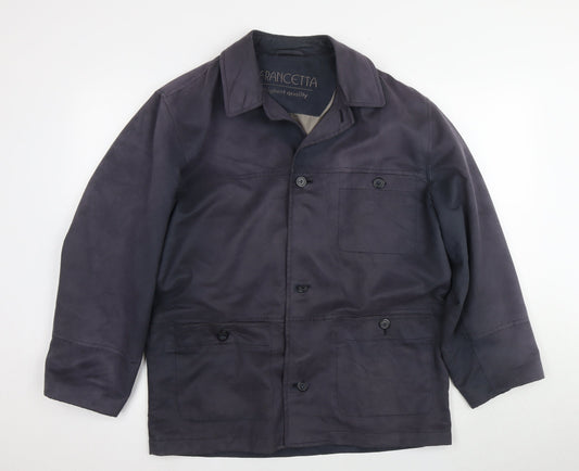 Mens UK Size 38 Francetta Blue Basic Jacket