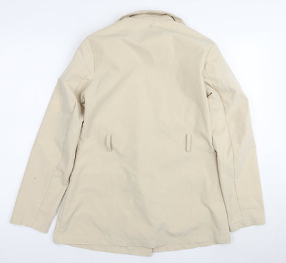 I Saw It First Women Beige Military Jacket Size 10