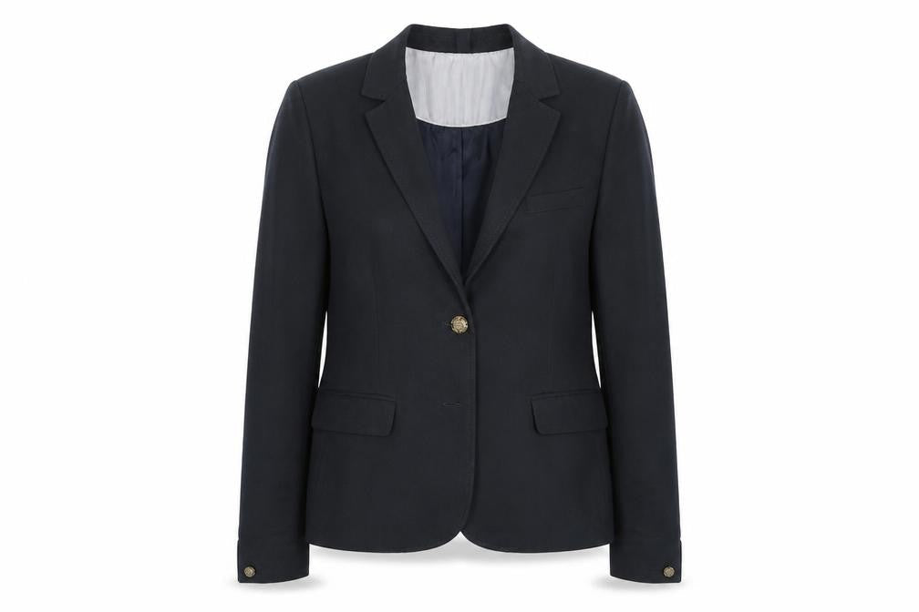 Laura Clement Women's Black Blazer UK 12 Lined