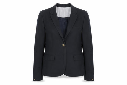 Laura Clement Women's Black Blazer UK 12 Lined