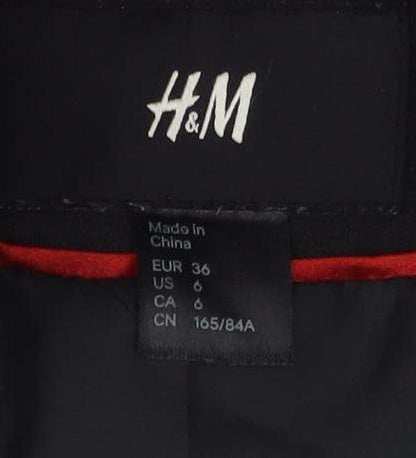 Womens UK Size 8 H&M Black Basic Jacket