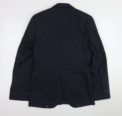 Marks and Spencer Men's Blue Blazer Size 36 Regular Fit