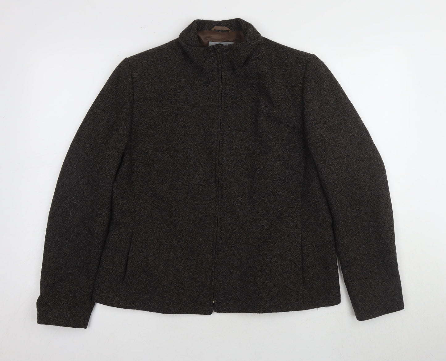 Womens UK Size 16 Marks and Spencer Brown Basic Jacket