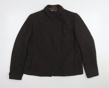 Womens UK Size 16 Marks and Spencer Brown Basic Jacket
