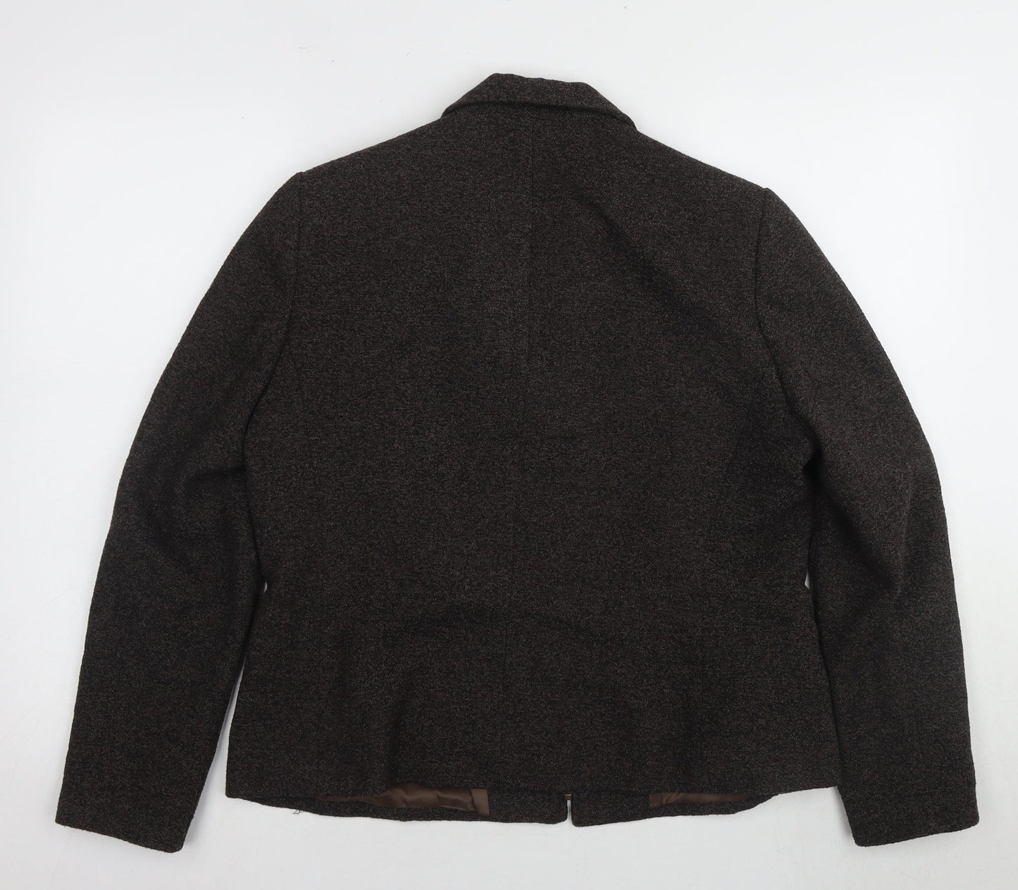 Womens UK Size 16 Marks and Spencer Brown Basic Jacket