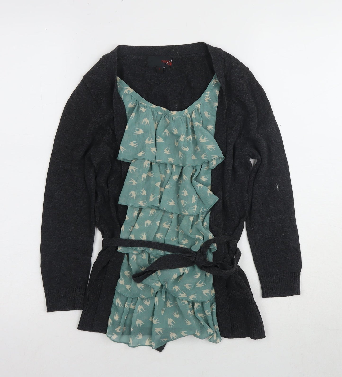 Womens UK Size 8 NEXT Black Cardigan Jumper