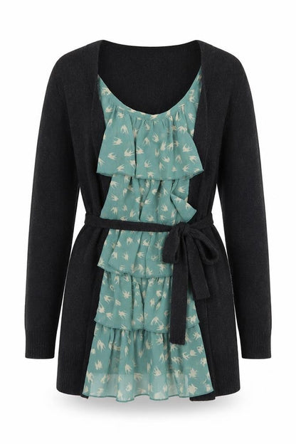 Womens UK Size 8 NEXT Black Cardigan Jumper