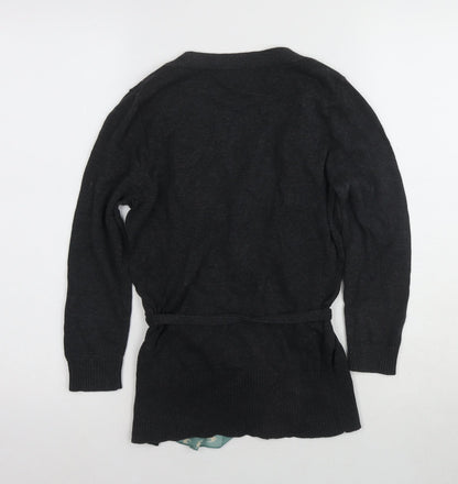 Womens UK Size 8 NEXT Black Cardigan Jumper