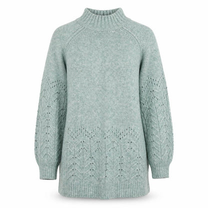 Womens UK Size 12 M&Co Green Pullover Jumper