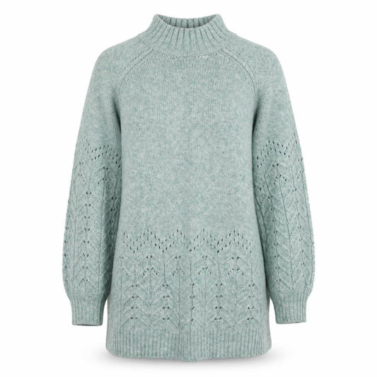 Womens UK Size 12 M&Co Green Pullover Jumper