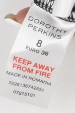 Dorothy Perkins Women's Black V-Neck Layered Dress Size 8