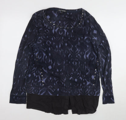 Womens UK Size 12 NEXT Blue Basic Blouse