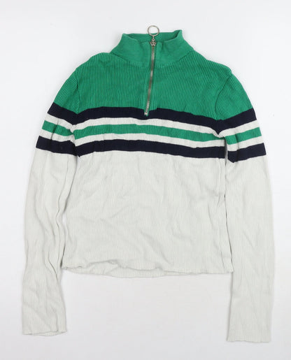Womens UK Size S Urban Outfitters Multicoloured Full Zip Jumper
