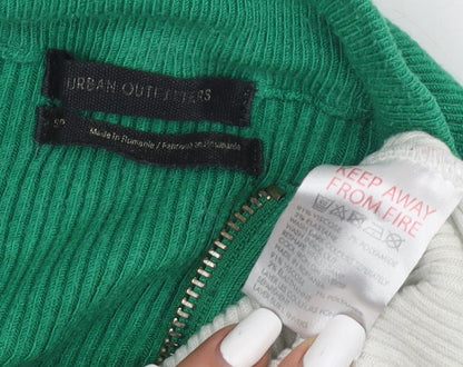 Womens UK Size S Urban Outfitters Multicoloured Full Zip Jumper