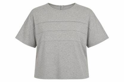 Womens UK Size 20 Saloos Grey Basic T-Shirt